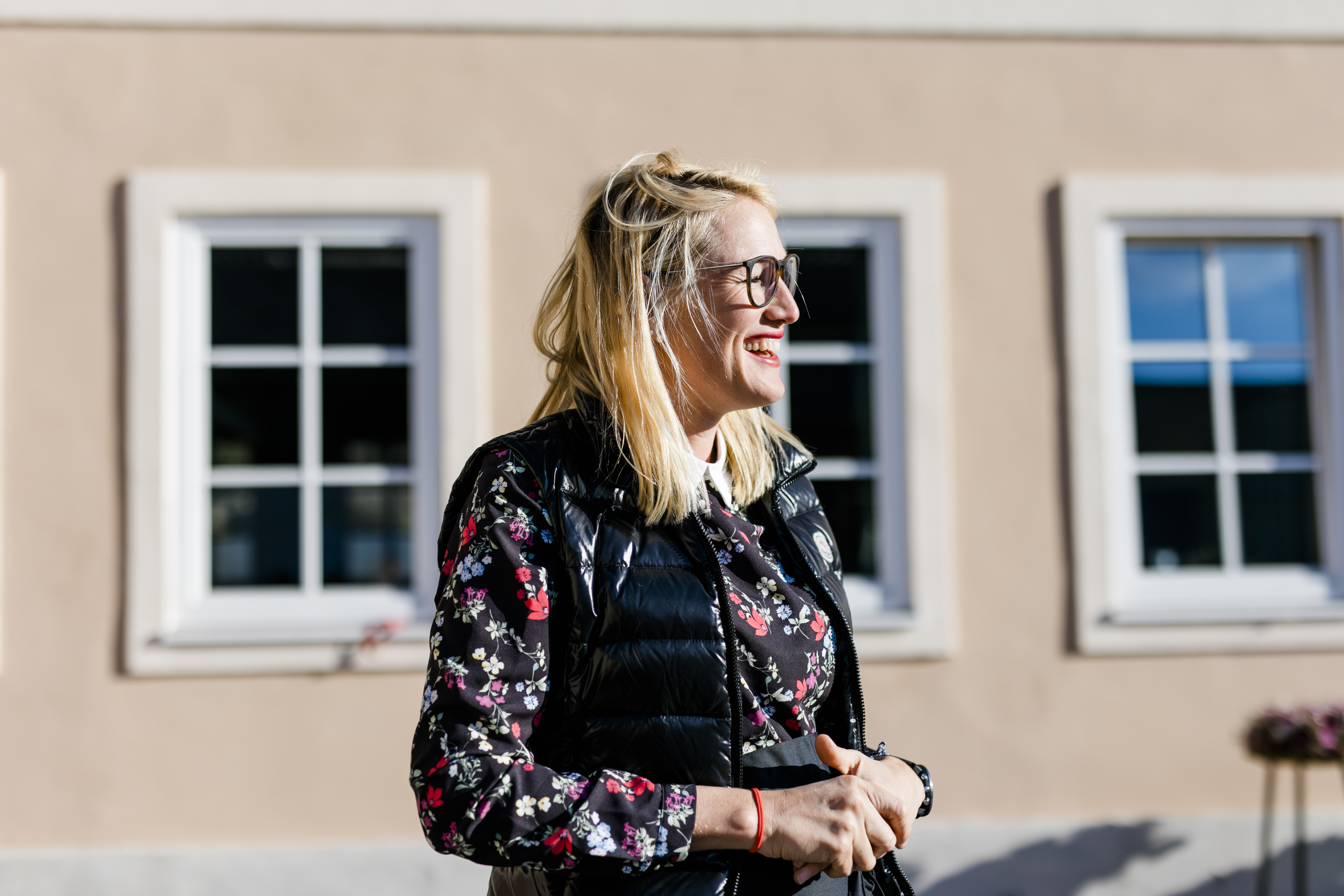 Stefanie in Aktion
