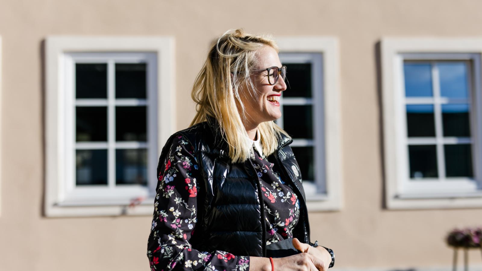 Stefanie in Aktion