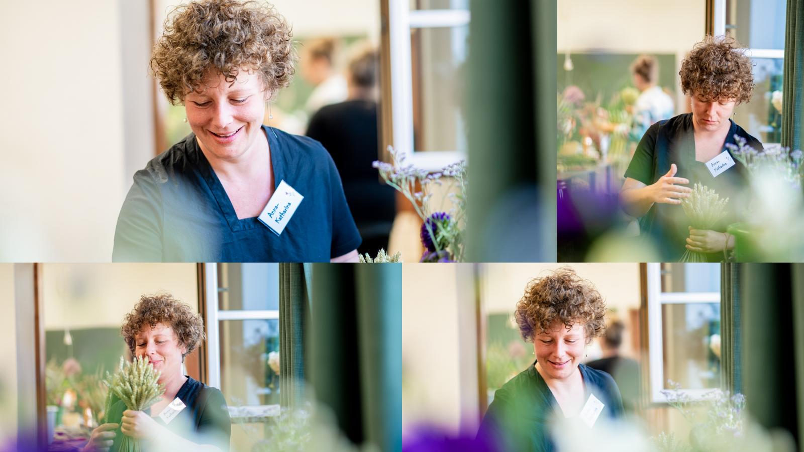 Anna Anna beim Gestalten Herzklasse