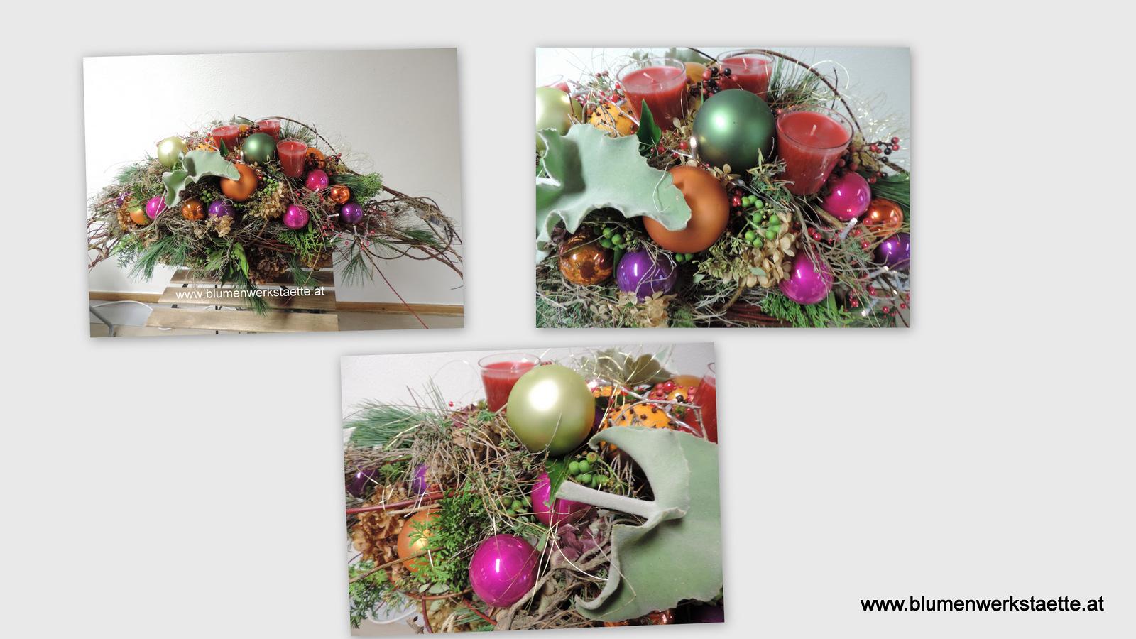 Weihnachtstrauß Weihnachtstrauß bunt