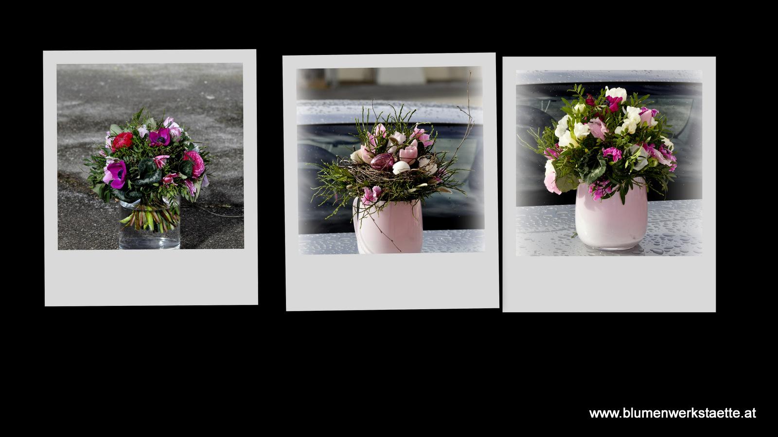 Pastelltöne im Strauß 