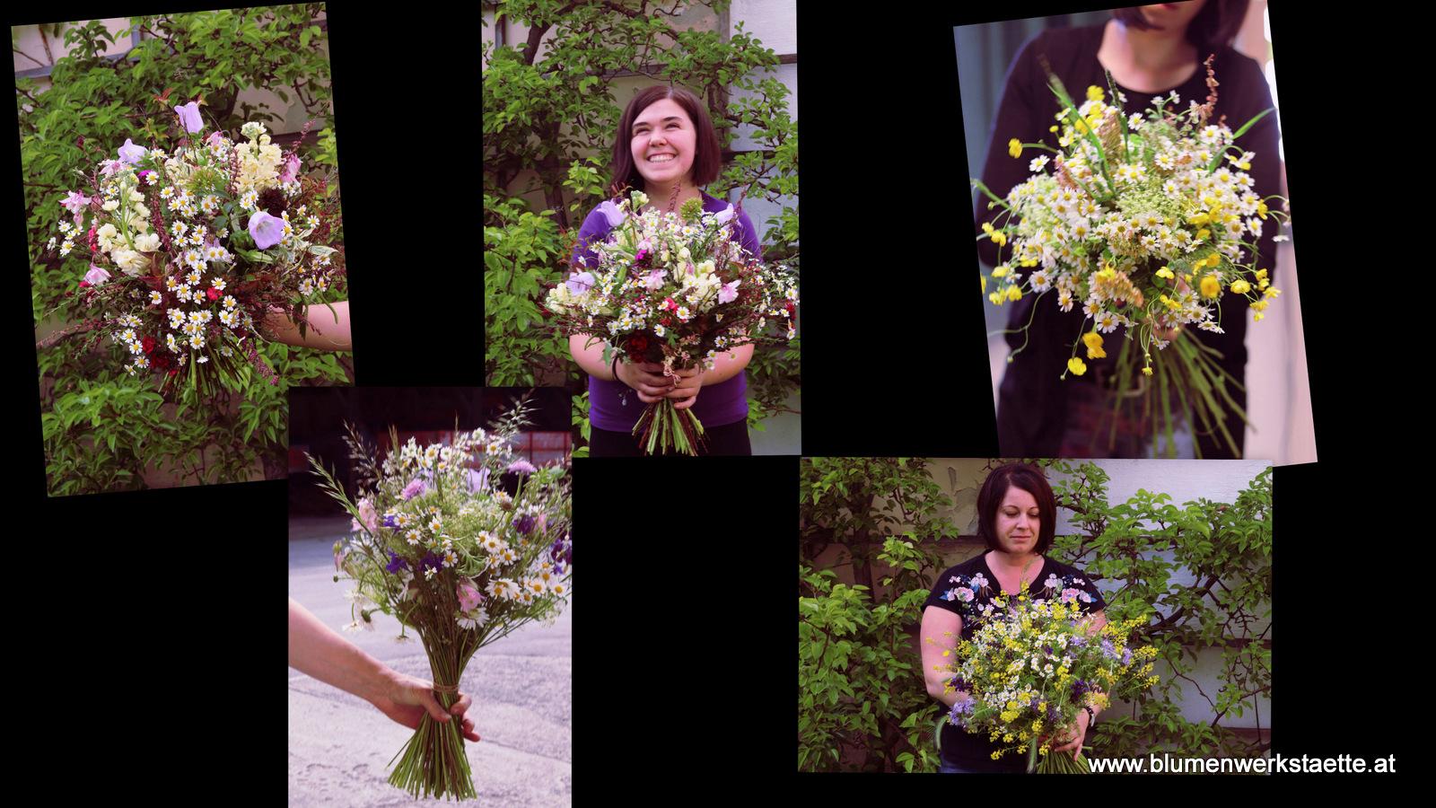 Bunte Sommersträuße 