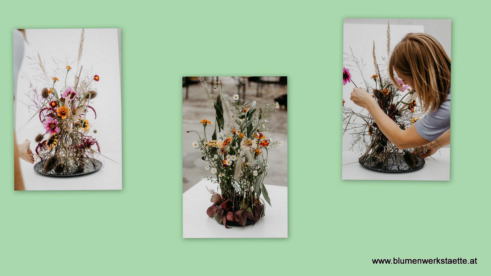 Gefäßfüllung Gestecke 